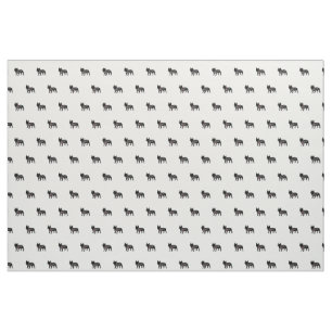 French Bulldog Love Fabric
