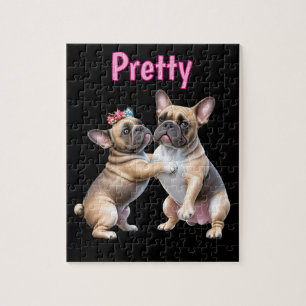 French Bulldog Love French Bulldog Jigsaw Puzzle