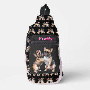 French Bulldog Love French Bulldog Sling Bag