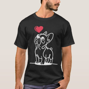 French Bulldog Love Frenchie Dog Mom Funny Girls T-Shirt