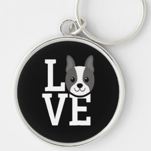 French Bulldog Love Frenchie Good Gift Dog Lover Key Ring