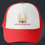 French Bulldog Love Logo Hat<br><div class="desc">French Bulldog Love Logo Hat</div>