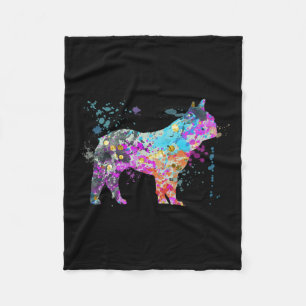 French Bulldog Lover Dog French Bulldogs Fleece Blanket