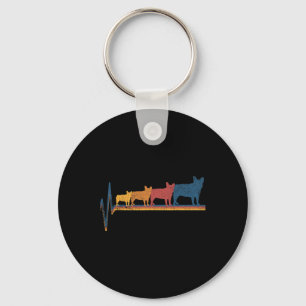 French Bulldog Lover Key Ring