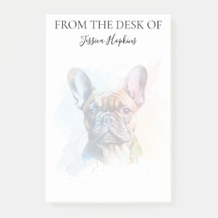 French Bulldog Lover Monogrammed Dog Post-it Notes