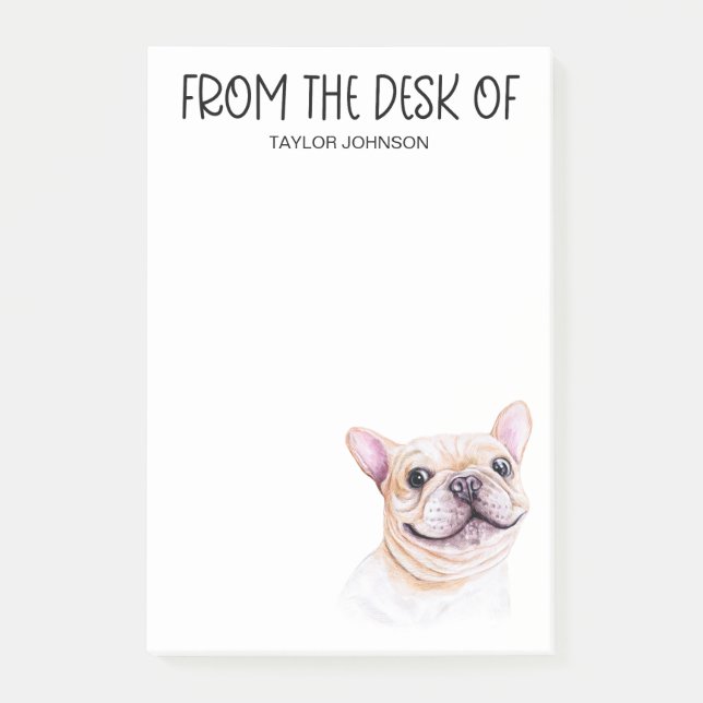 French Bulldog Lover Post-it Notes (Front)