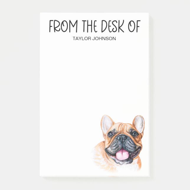 French Bulldog Lover Post-it Notes (Front)