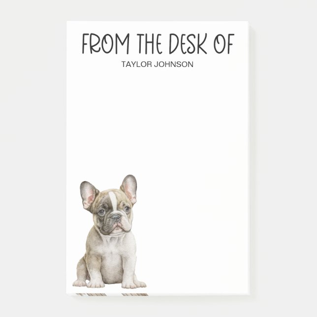 French Bulldog Lover Post-it Notes (Front)