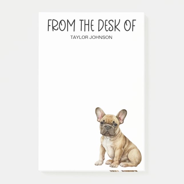 French Bulldog Lover Post-it Notes (Front)