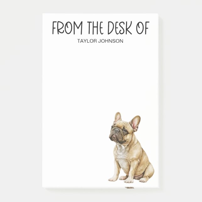 French Bulldog Lover Post-it Notes (Front)