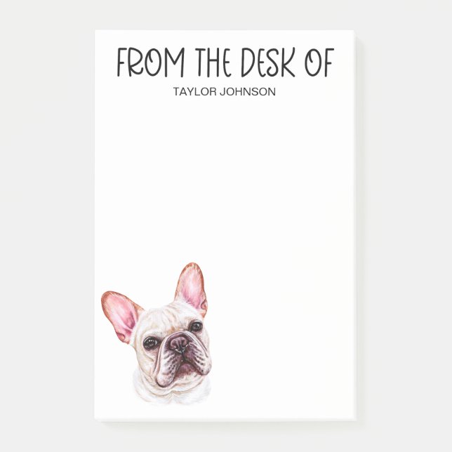 French Bulldog Lover Post-it Notes (Front)