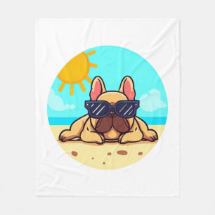 French Bulldog Lovers Fleece Blanket