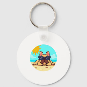 French Bulldog Lovers Key Ring