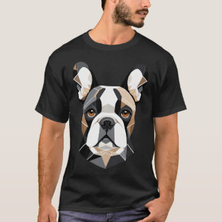 French Bulldog - Low Poly - Minimalist  T-Shirt