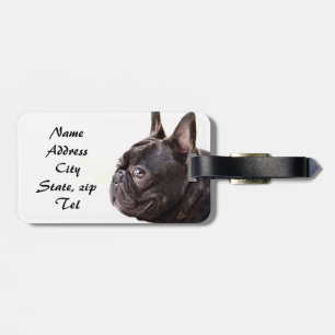 French Bulldog Luggage Tag