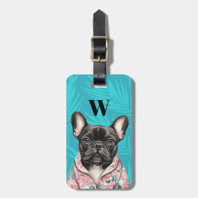 French Bulldog Luggage Tags (Front Vertical)