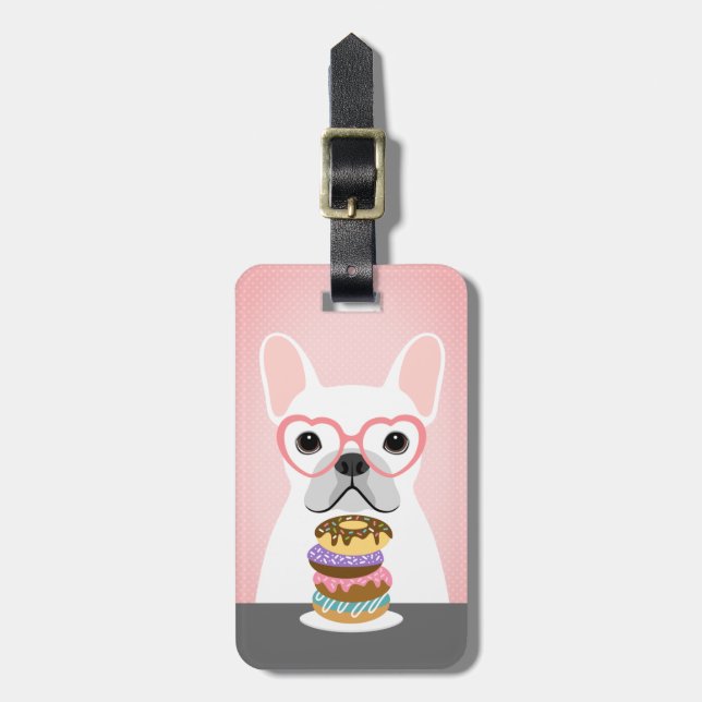 French Bulldog Luggage Tags (Front Vertical)