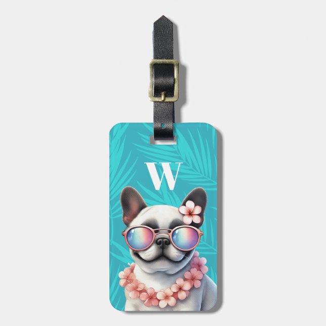 French Bulldog Luggage Tags (Front Vertical)