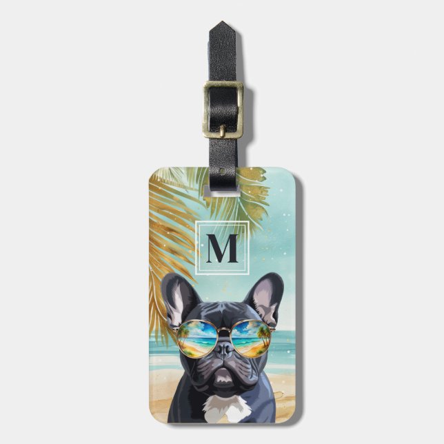 French Bulldog Luggage Tags (Front Vertical)
