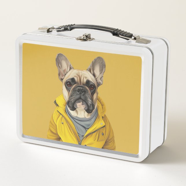 French Bulldog lunch box (Front)
