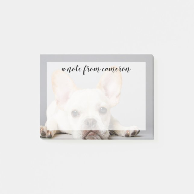 French Bulldog Lying Down Post-it Notes (Front)