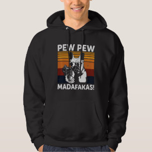 French Bulldog Madafakas Crazy Pew Hoodie