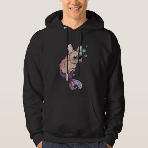 French Bulldog Mermaid Purple Hoodie