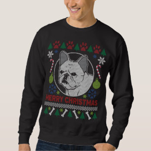 French Bulldog Merry Christmas Ugly Sweatshirt