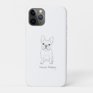 French Bulldog Minimalist Line Art - Front and Bac Case-Mate iPhone Case