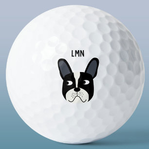 French Bulldog Monogram Golf Balls