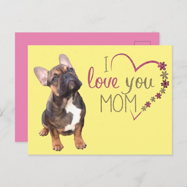 French Bulldog mother day French Bulldog Postcard (Front/Back)
