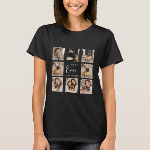 French Bulldog mother mum photo collage black T-Shirt