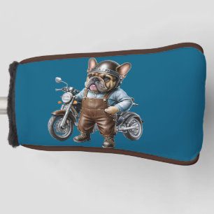French Bulldog Motorcycle French Bulldog Golf Head Cover