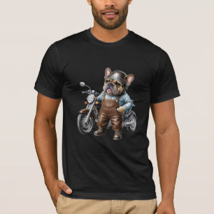 French Bulldog Motorcycle French Bulldog T-Shirt