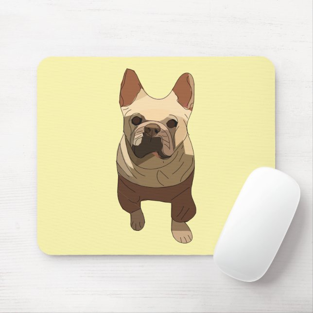 French Bulldog Mouse Pad (With Mouse)