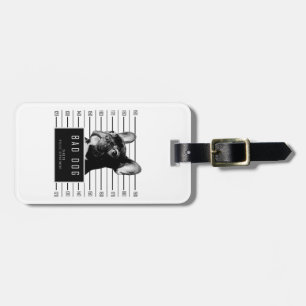 French Bulldog Mugshot Shirt Luggage Tag