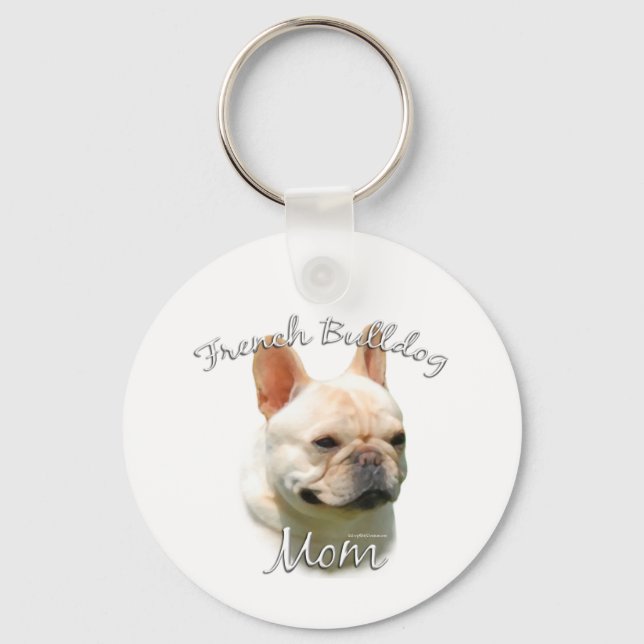 French Bulldog Mum 2 Key Ring (Front)