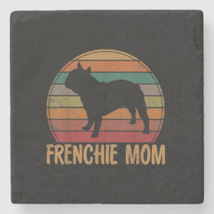 french bulldog mum gift pet frenchie gift stone coaster