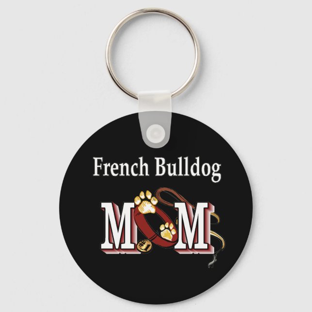 French Bulldog Mum Gifts Key Ring (Front)