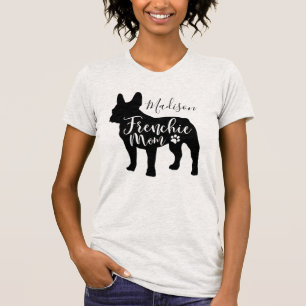 French Bulldog Mum T-Shirt For Girls And  Women