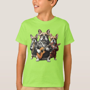 French Bulldog Musikband Französische Bulldoggen T-Shirt