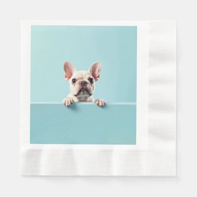 French Bulldog Napkin (Front)
