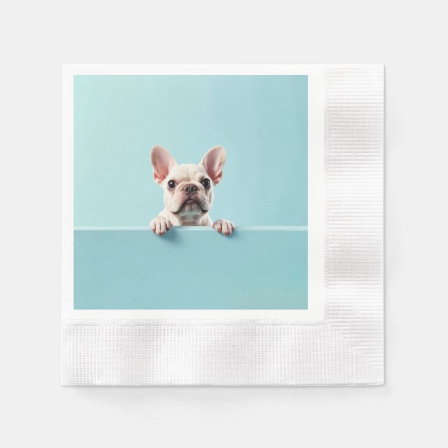 French Bulldog Napkin (Front)