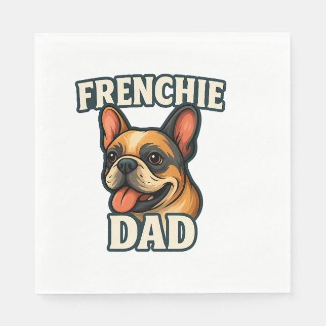 French Bulldog Napkin (Front)