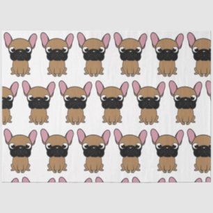 french bulldog new cartoon kawaii fawn tissue paper