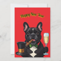 French Bulldog New Year