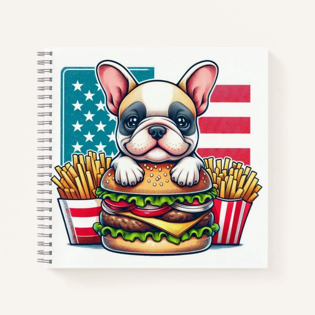 French Bulldog Notebook (Front)
