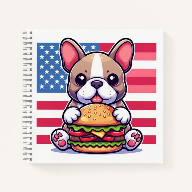 French Bulldog Notebook (Front)