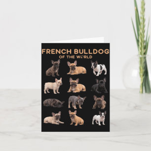 French Bulldog of The World Animals Dog Lover Card