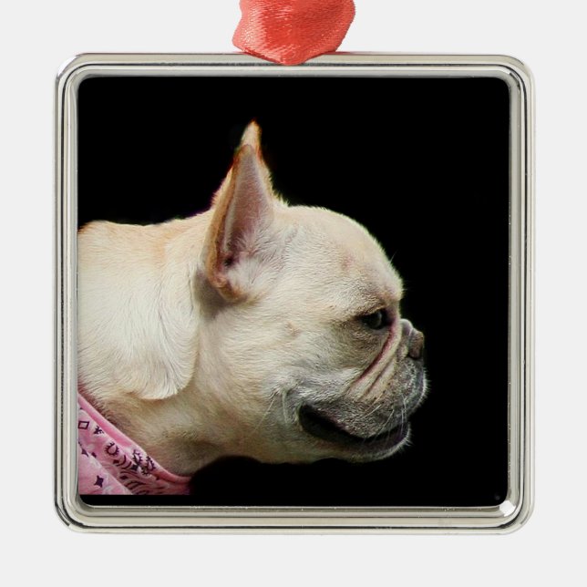 French Bulldog ornament (Front)